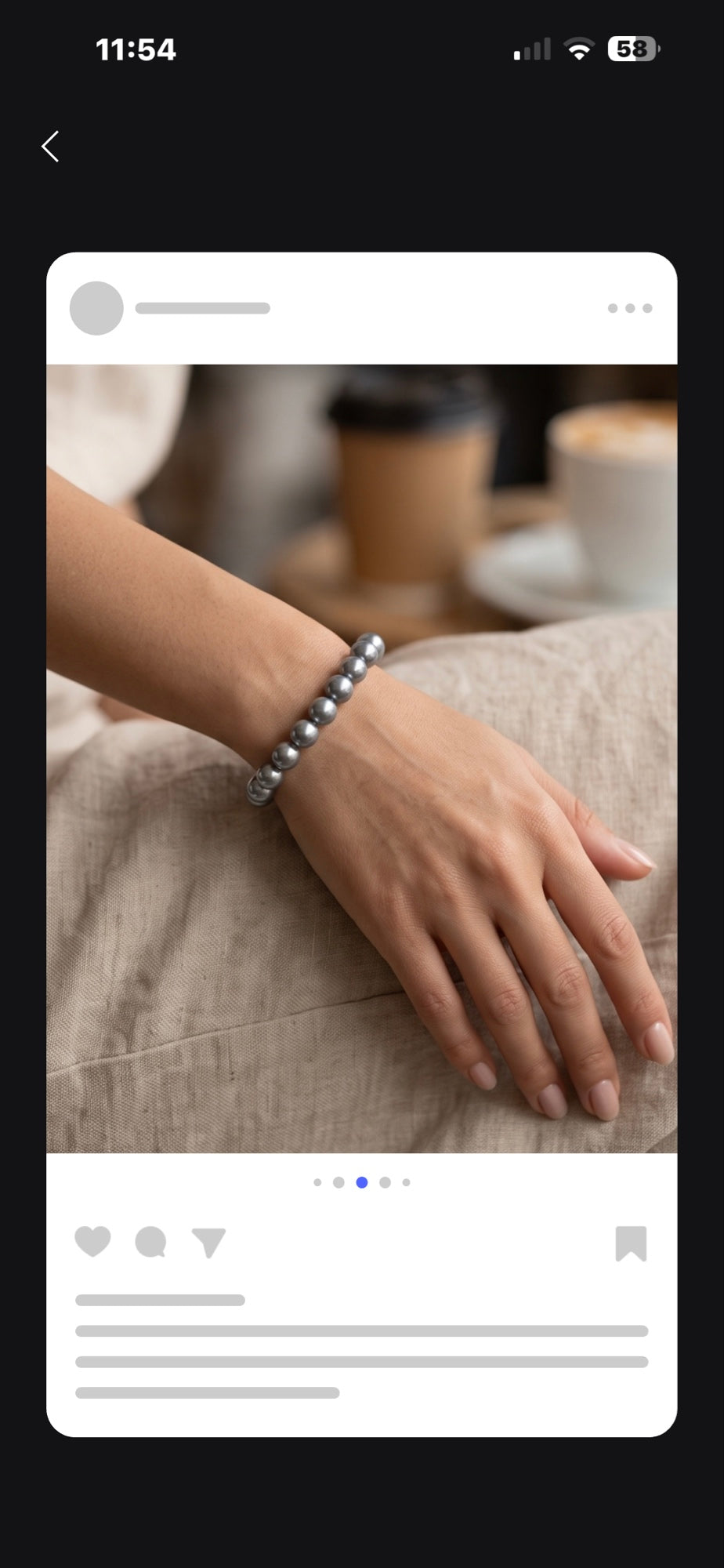 Madama Blue Akoya Pearl Bracelet
